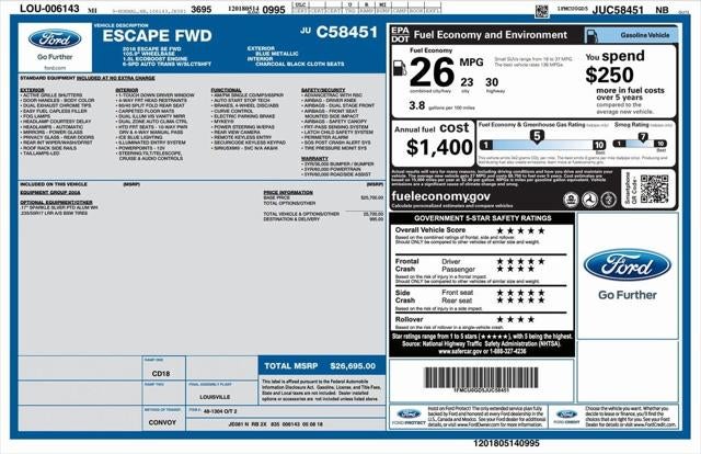 2018 Ford Escape SE