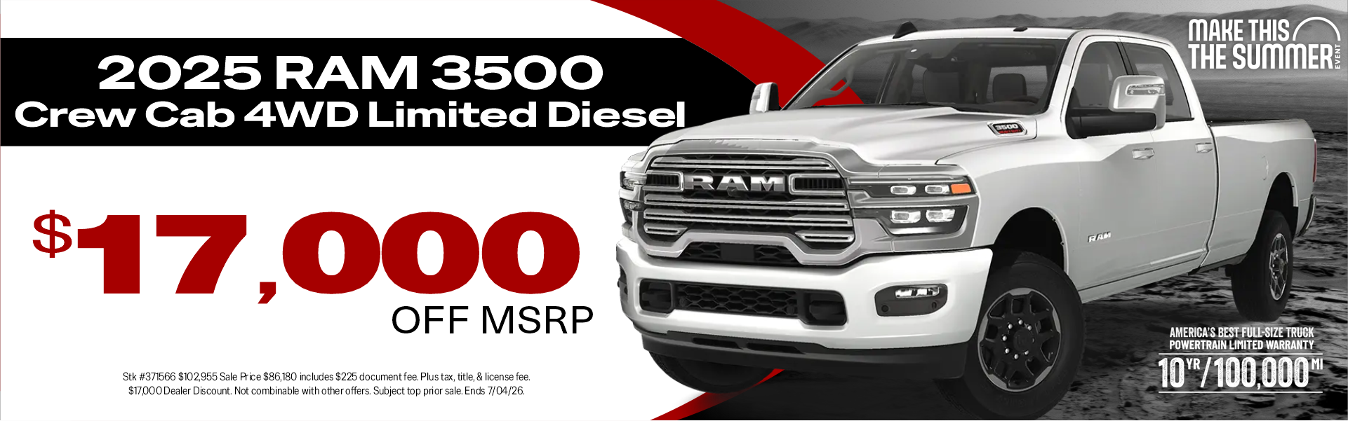 2025 RAM 3500 