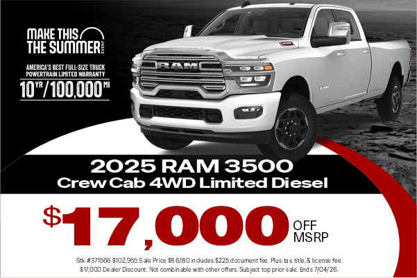 2025 RAM 3500 