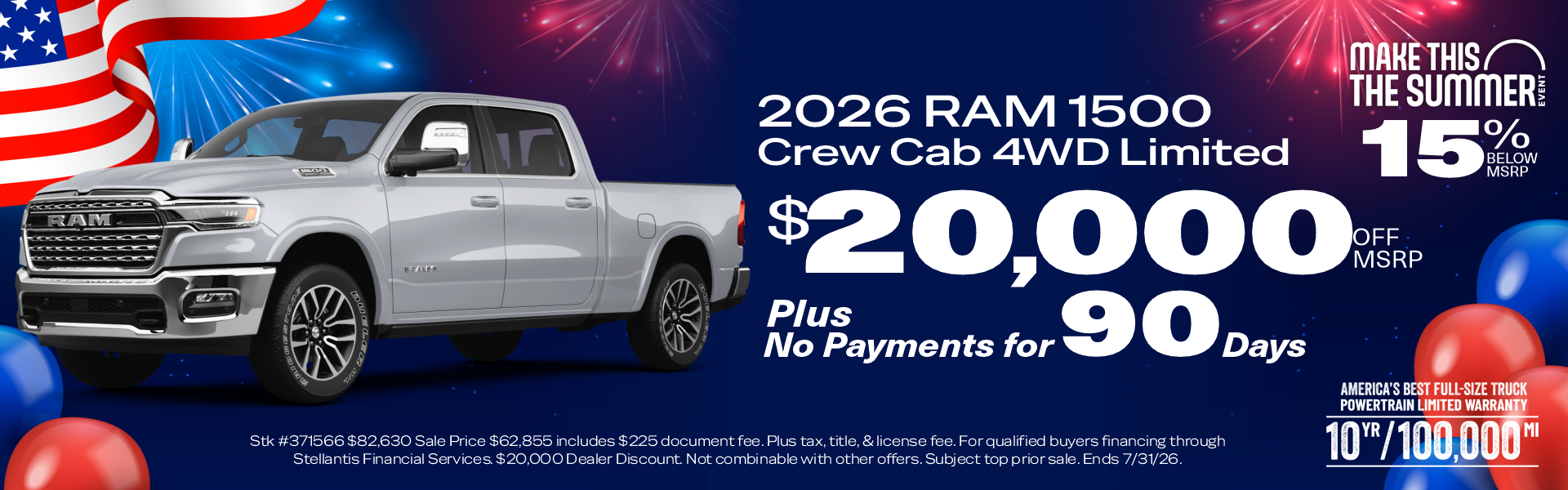 $12,395 Off MSRP 2026 Ram 1500