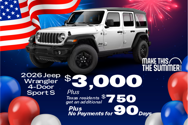 2026 Jeep Wrangler 4 door sports